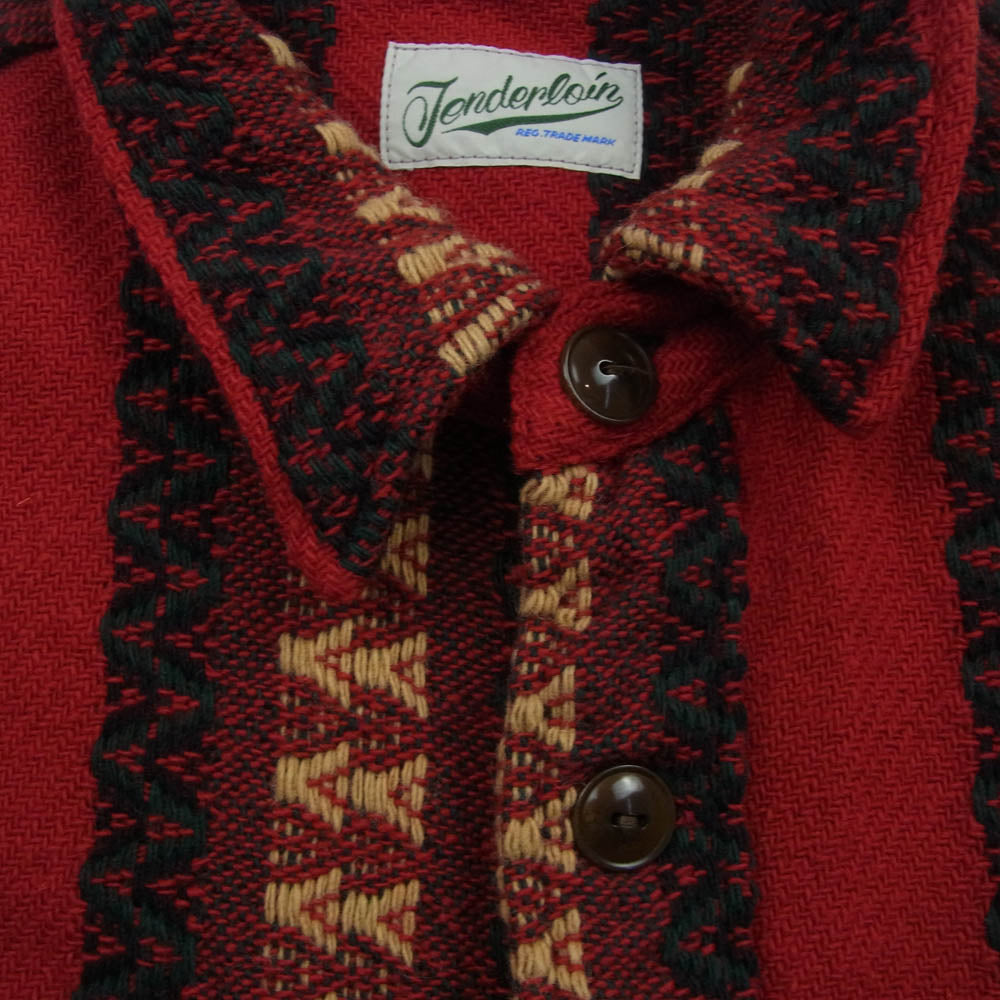 TENDERLOIN テンダーロイン 16AW T-NATIVE CPO SHT JKT GTM ネイティブ CPO シャツ ジャケット レッド系 L【中古】