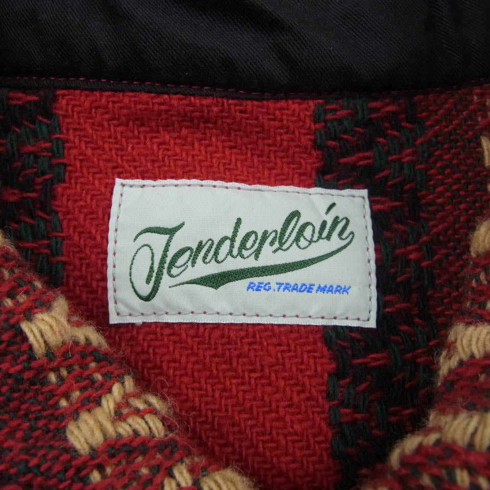 TENDERLOIN テンダーロイン 16AW T-NATIVE CPO SHT JKT GTM ネイティブ CPO シャツ ジャケット レッド系 L【中古】