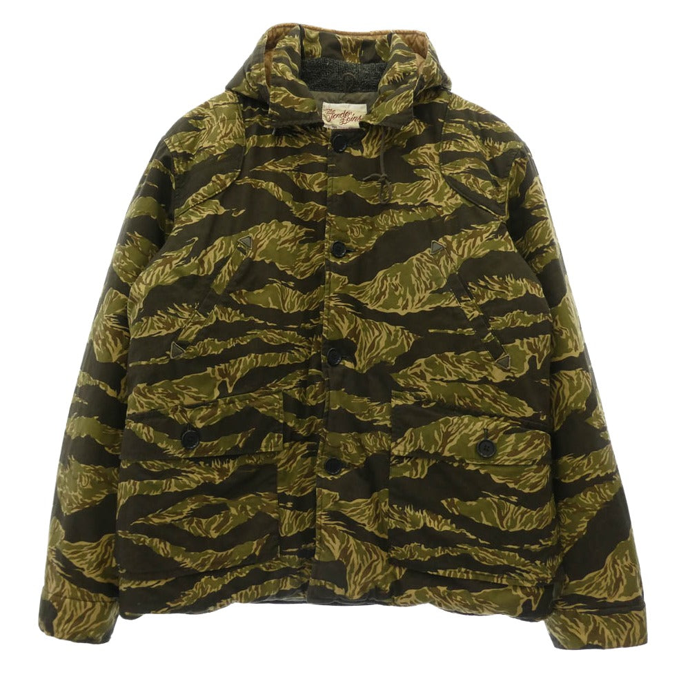 TENDERLOIN テンダーロイン 14AW T-HUNTING DOWN JKT BB タイガーカモ ハンティング ダウンジャケット カモフラージュ系 XL【中古】