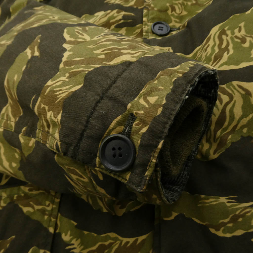 TENDERLOIN テンダーロイン 14AW T-HUNTING DOWN JKT BB タイガーカモ ハンティング ダウンジャケット カモフラージュ系 XL【中古】