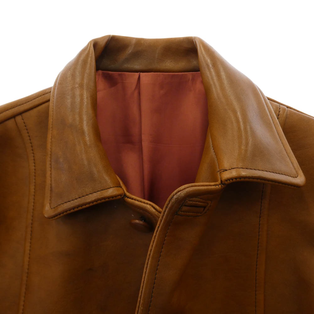 TENDERLOIN テンダーロイン T-LEATHER JKT H ホースハイド レザージャケット ブラウン系 L【中古】