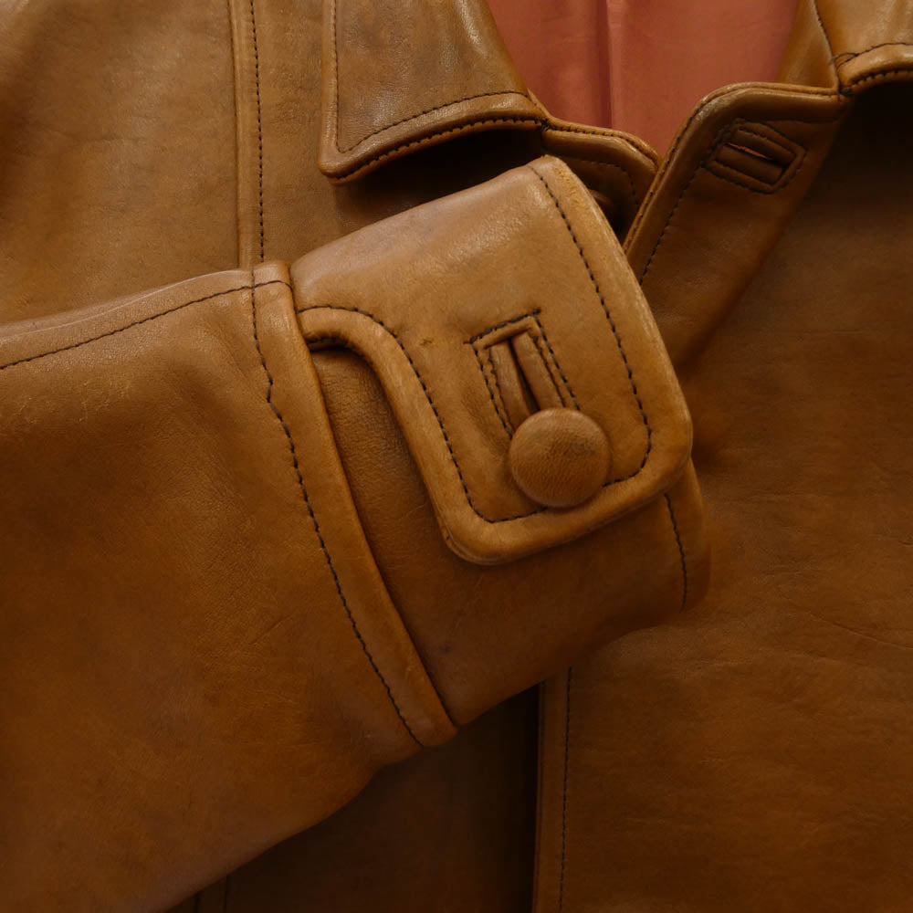 TENDERLOIN テンダーロイン T-LEATHER JKT H ホースハイド レザージャケット ブラウン系 L【中古】