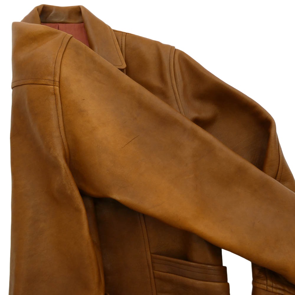 TENDERLOIN テンダーロイン T-LEATHER JKT H ホースハイド レザージャケット ブラウン系 L【中古】