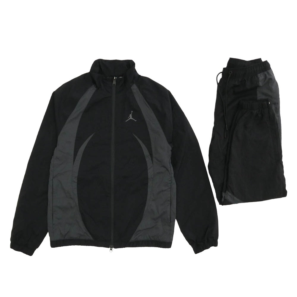 ジョーダンブランド FN5849-010/FN5851-010 AS M J SPRT JAM WARM UP JACKET PANTS ウォームアップ ジャケット パンツ セットアップ ブラック系 上下：M【中古】