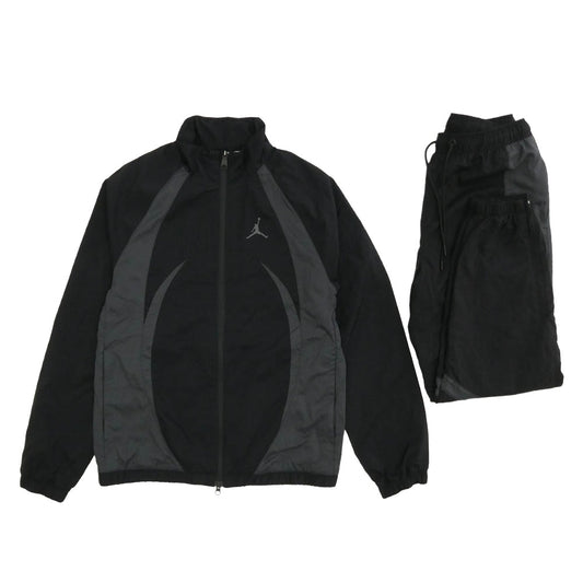 ジョーダンブランド FN5849-010/FN5851-010 AS M J SPRT JAM WARM UP JACKET PANTS ウォームアップ ジャケット パンツ セットアップ ブラック系 上下：M【中古】