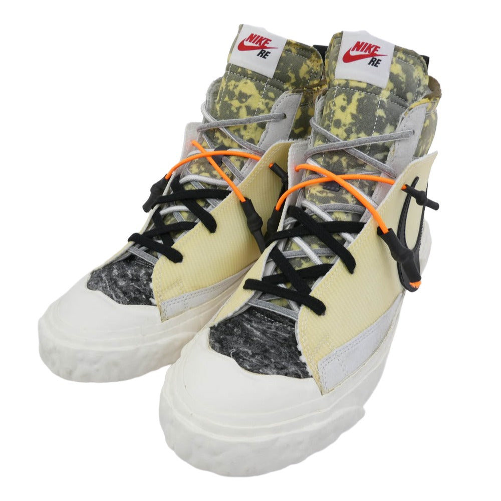 NIKE ナイキ CZ3589-100 READYMADE BLAZER MID WHITE レディメイド ブレーザー ミッド スニーカー マルチカラー系 28cm【中古】