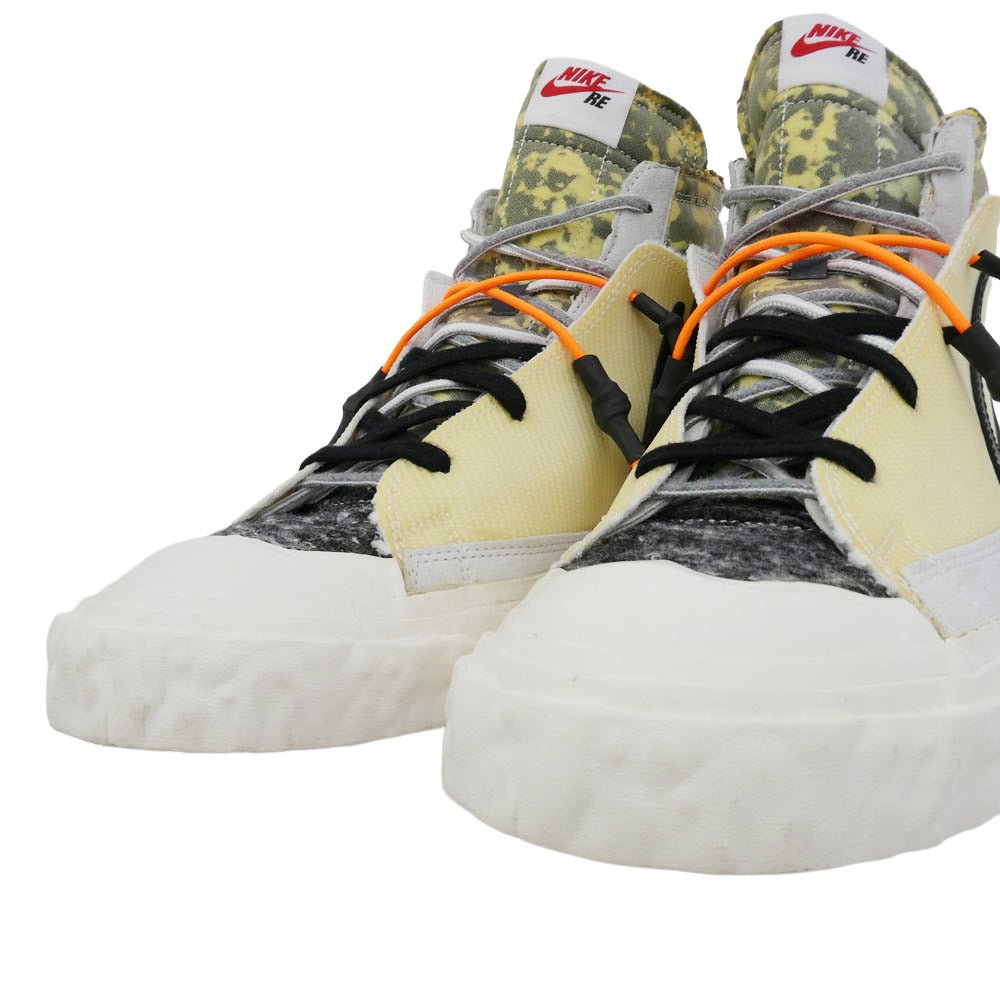 NIKE ナイキ CZ3589-100 READYMADE BLAZER MID WHITE レディメイド ブレーザー ミッド スニーカー マルチカラー系 28cm【中古】