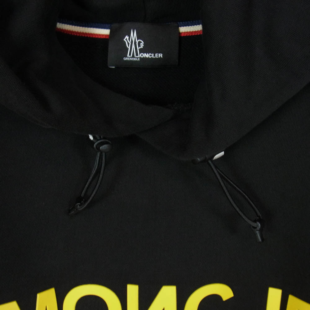 MONCLER モンクレール H20978G00025 MAGLIA CON CAPPUCCIO グルノーブル プルオーバー フーディー ブラック系 L【中古】