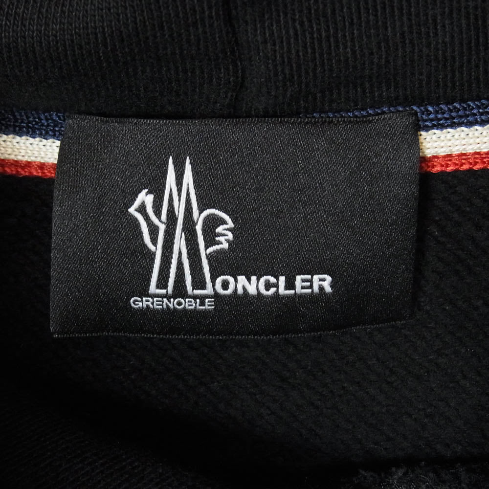MONCLER モンクレール H20978G00025 MAGLIA CON CAPPUCCIO グルノーブル プルオーバー フーディー ブラック系 L【中古】