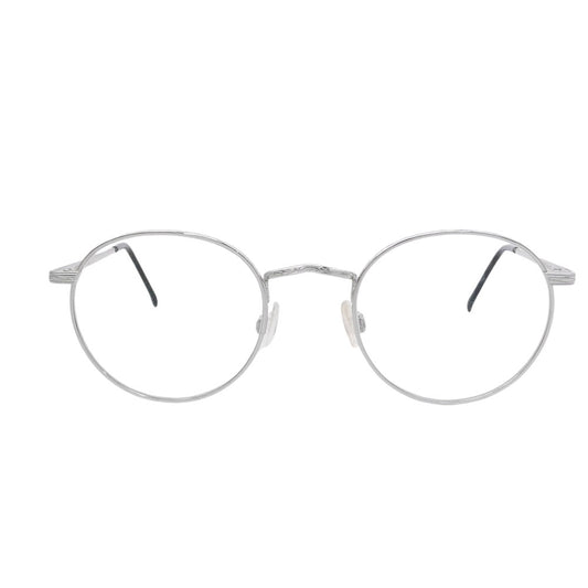 MOSCOT モスコット DOV 48-21-145 ラウンドメタルフレーム 眼鏡 メガネ アイウェア フレーム：シルバー系 48-21-145【美品】【中古】