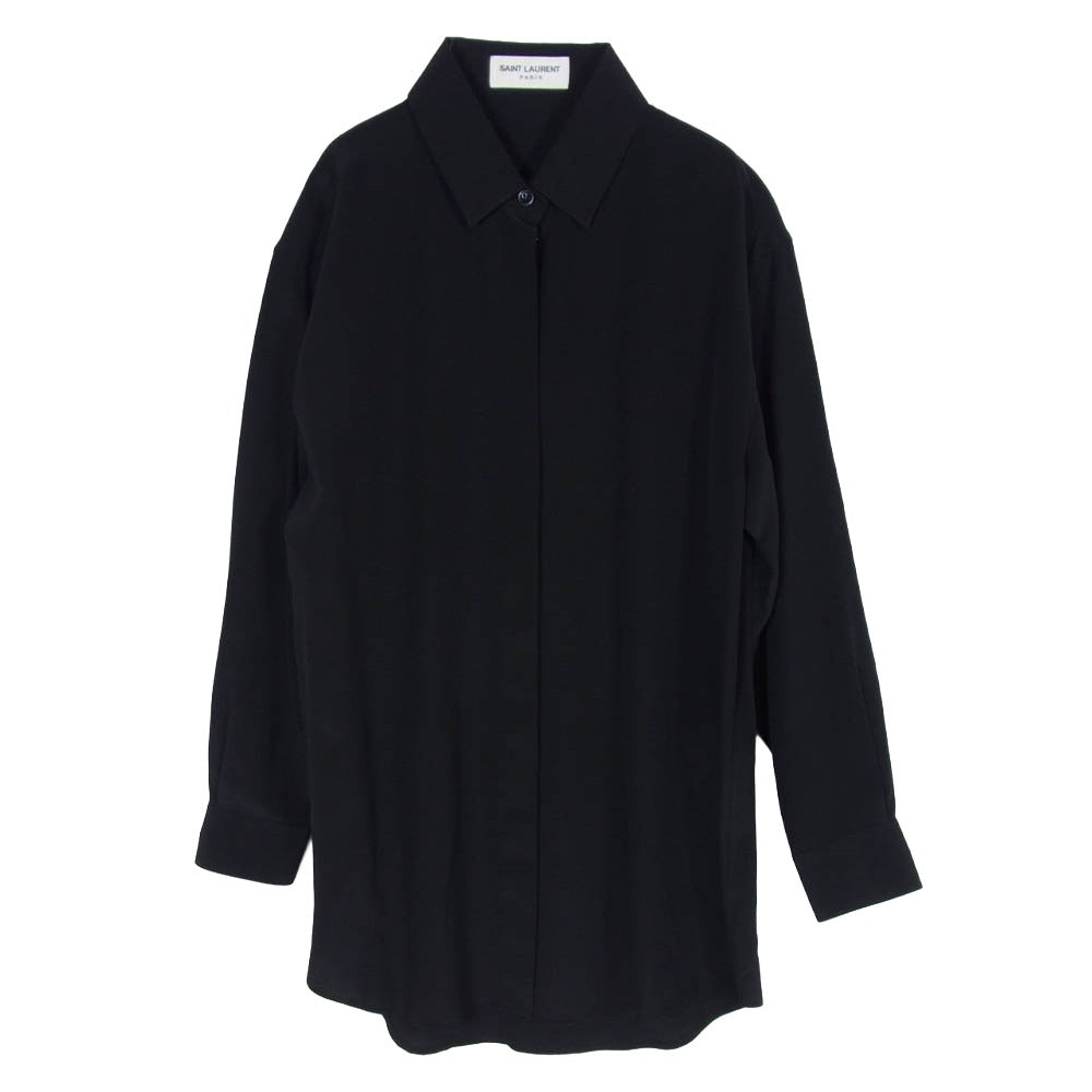 SAINT LAURENT サンローラン 643955 4Y002 マイクロドット シルク100％ ネクタイ ブラック系 ホワイト系 4×145cm【極上美品】【中古】 サンローラン 643955 4Y002 マイクロドット シルク100％ ネクタイ 買取実績