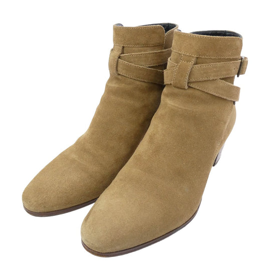 SAINT LAURENT サンローラン 316237 CLT00 9870 エディ期 Jodhpur Boots ジョッパー スエード ブーツ ブラウン系 35.5【中古】