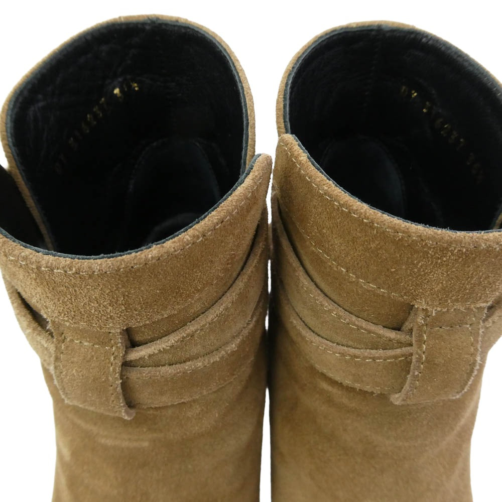 SAINT LAURENT サンローラン 316237 CLT00 9870 エディ期 Jodhpur Boots ジョッパー スエード ブーツ ブラウン系 35.5【中古】