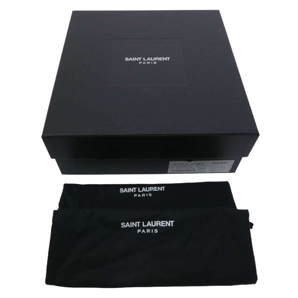 SAINT LAURENT サンローラン 316237 CLT00 9870 エディ期 Jodhpur Boots ジョッパー スエード ブーツ ブラウン系 35.5【中古】