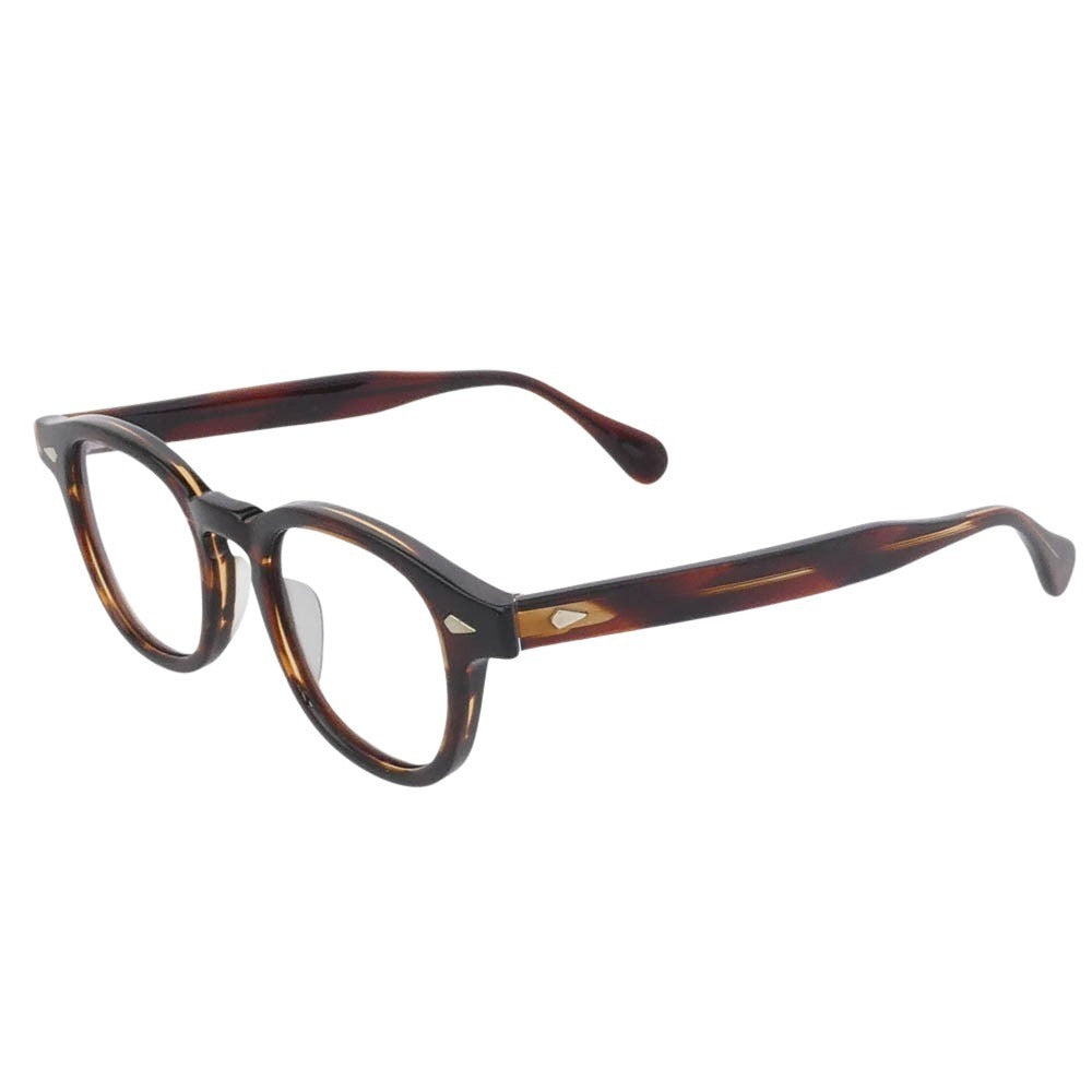 ジュリアスタートオプティカル AR 46/22 Demi Amber 眼鏡 メガネ アイウェア フレーム：ブラウン系【中古】