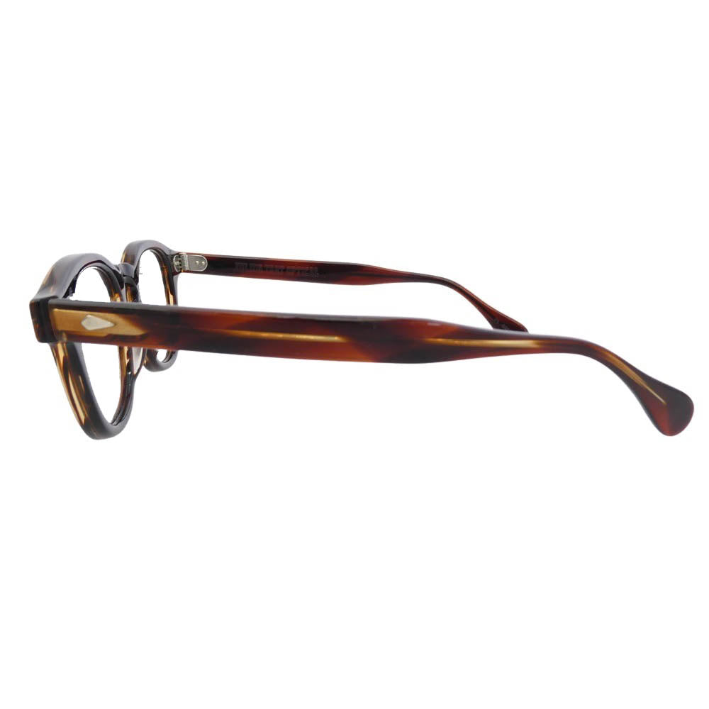 ジュリアスタートオプティカル AR 46/22 Demi Amber 眼鏡 メガネ アイウェア フレーム：ブラウン系【中古】