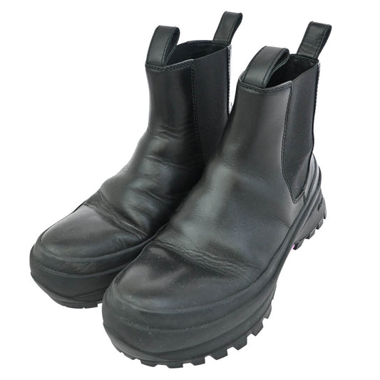 JIL SANDER ジルサンダー Chelsea Boots チェルシー レザー サイド ゴア ブーツ ブラック系 39【中古】