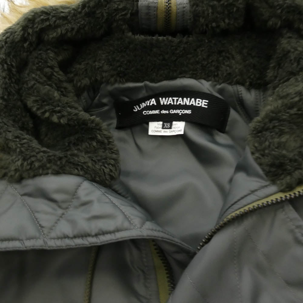 JUNYA WATANABE COMME des GARCONS ジュンヤワタナベコムデギャルソン VERSACE ヴェルサーチ JH-J031 Versace ヴェルサーチ N-2B フライト ジャケット カーキ系 XS【中古】