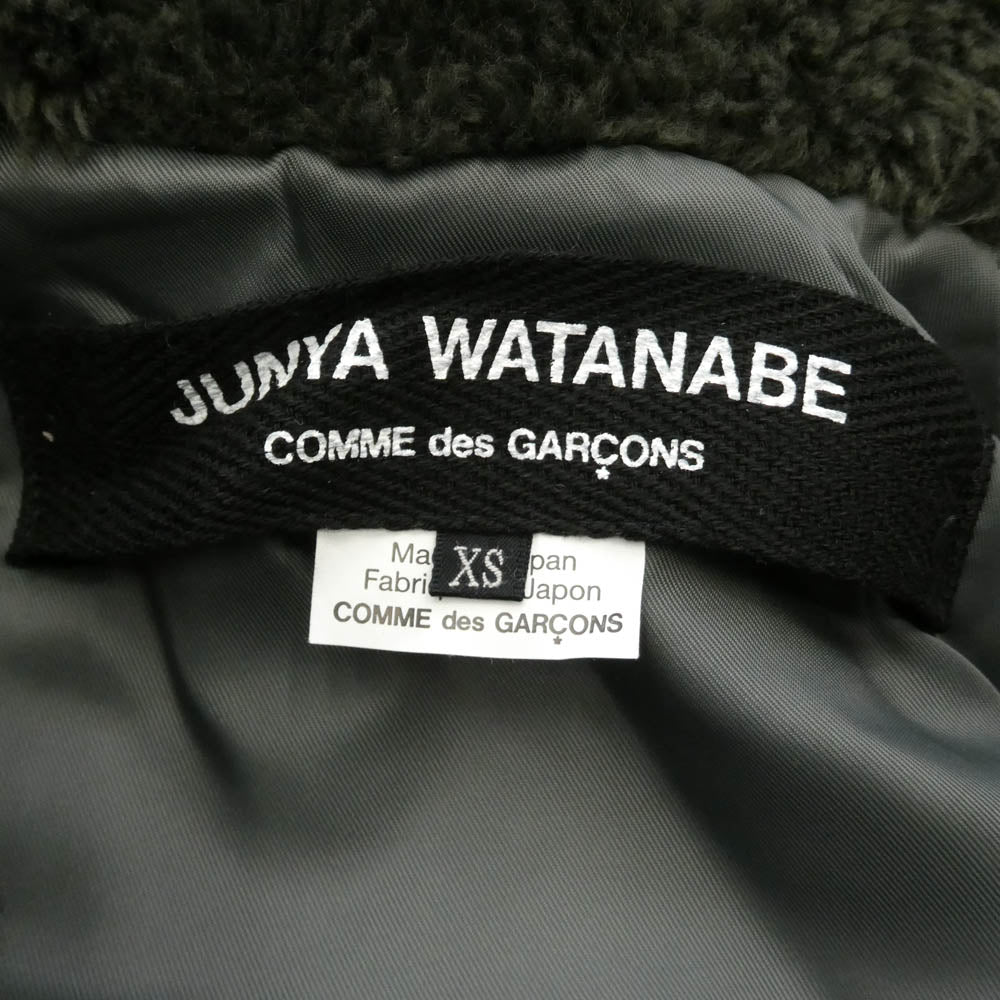 JUNYA WATANABE COMME des GARCONS ジュンヤワタナベコムデギャルソン VERSACE ヴェルサーチ JH-J031 Versace ヴェルサーチ N-2B フライト ジャケット カーキ系 XS【中古】