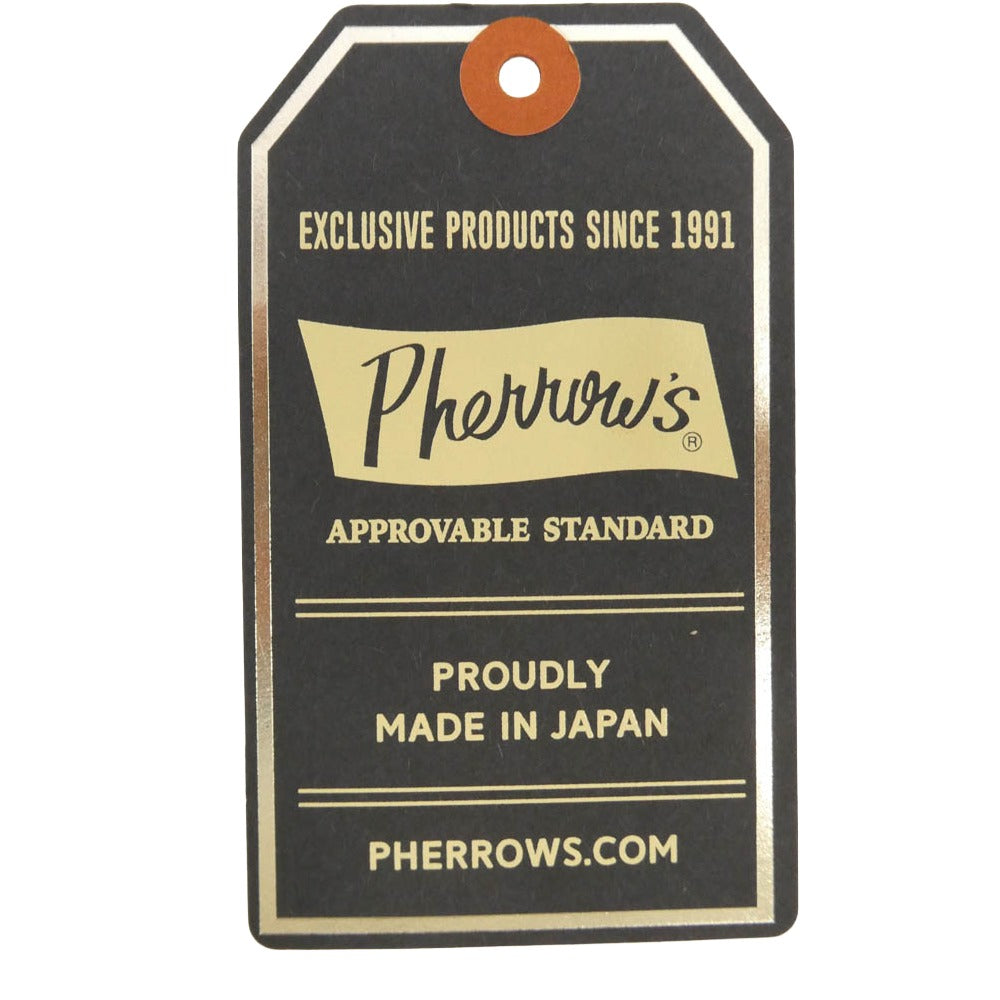 Pherrow's フェローズ ウール クルーネック ケーブル ニット セーター ベージュ系 ホワイト系 L【美品】【中古】