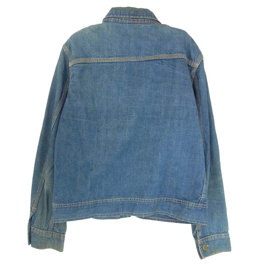Lee リー 60s Ms Lee USA製 91-B TALONジップ デニム ワーク ジャケット インディゴブルー系 13/14【中古】