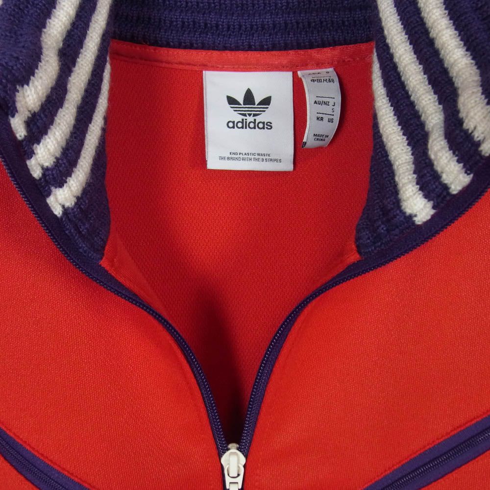 adidas アディダス IB3443 Adicolor Heritage Now NEW MONTREAL 22 JACKET ニューモントリオール ジャージ トラックジャケット レッド系 S【中古】