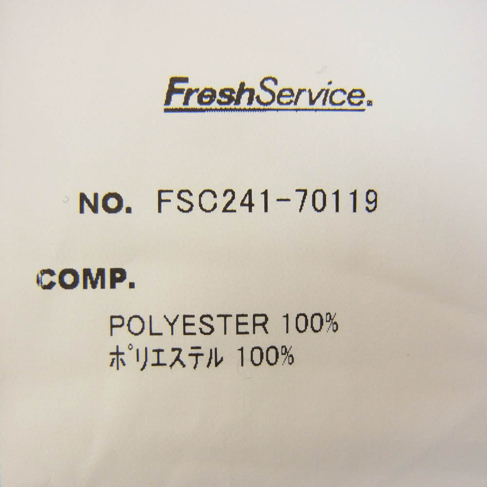 FreshService フレッシュサービス 24SS FSC241-70119 DRY PIQUE JERSEY S/S POLO ドライ ピケ ジャージー 半袖 ポロシャツ ネイビー系 M【美品】【中古】