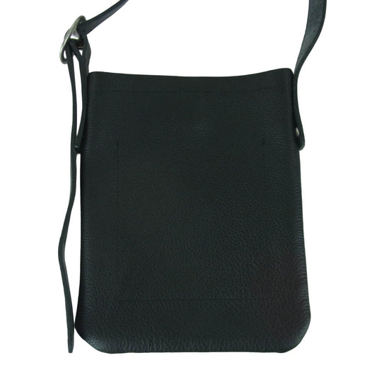 Hender Scheme エンダースキーマ シボレザー ロゴ型押し ワンサイドベルトバッグ ショルダーバッグ ブラック系【中古】