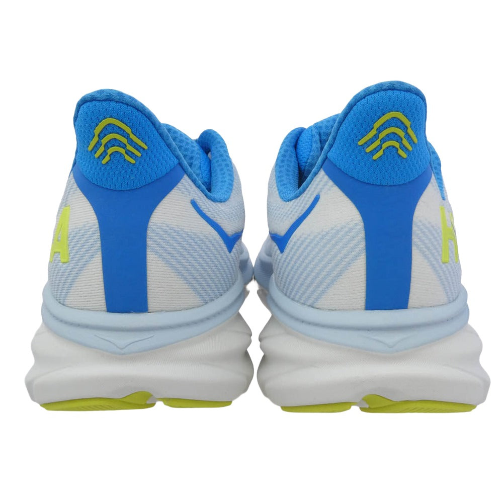 HOKA ONE ONE ホカ オネオネ 1132210 クリフトン 9 WD ランニングシューズ スニーカー ライトブルー系 28cm【美品】【中古】