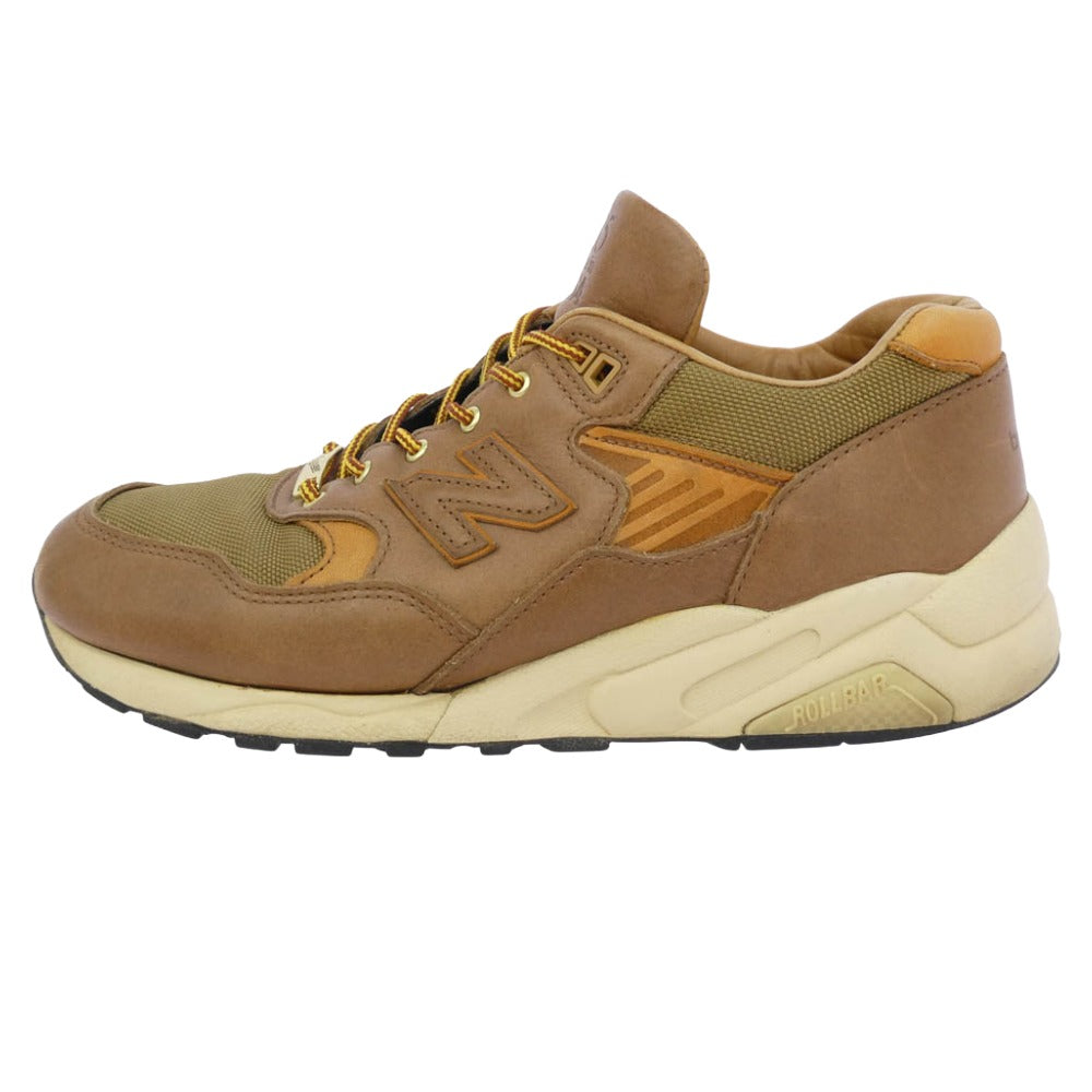 NEW BALANCE ニューバランス Danner ダナー M585DR X Danner AMERICAN PIONNER COLLECTION USA製 ダナー レザー ローカットスニーカー ブラウン系 27.5cm【中古】