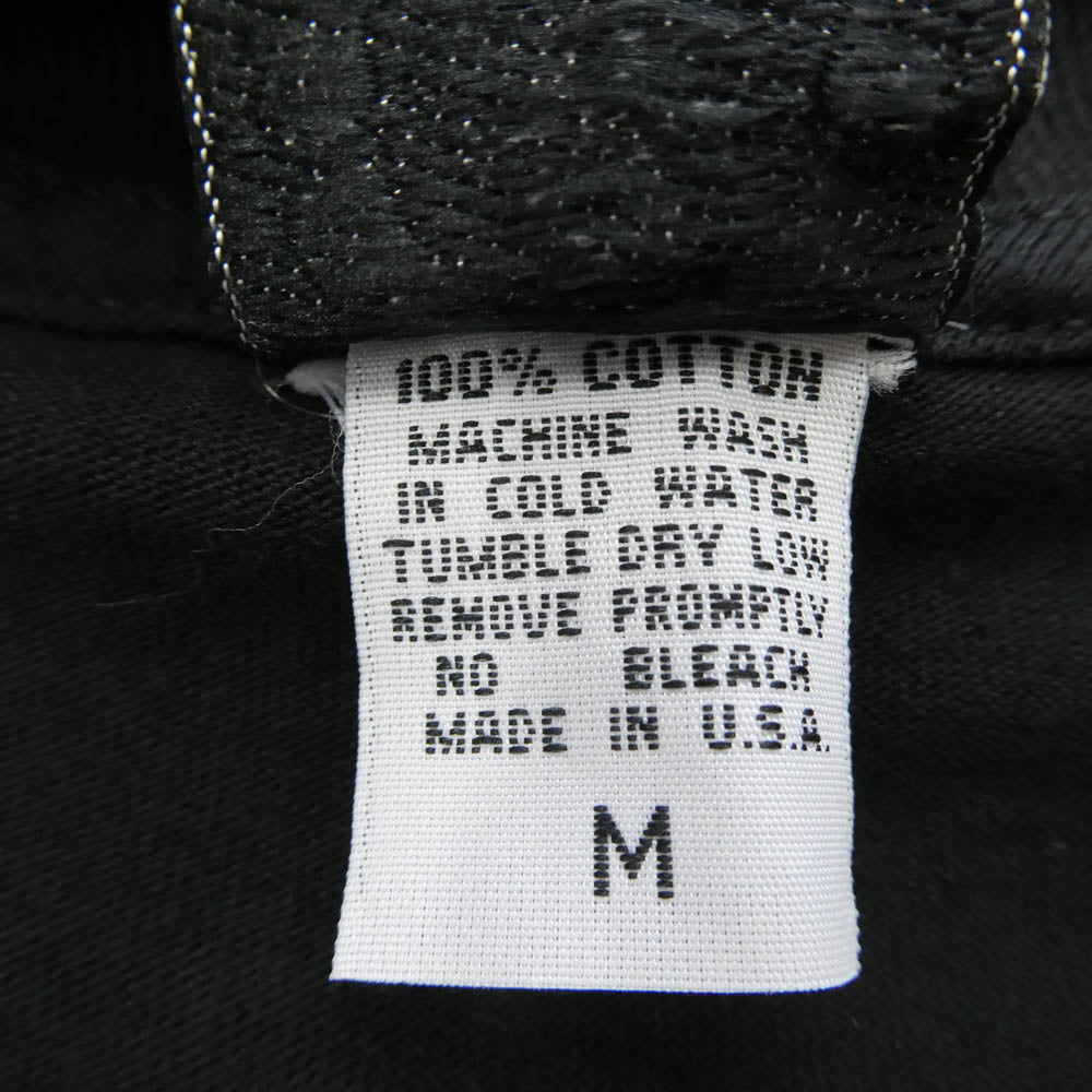 CHROME HEARTS クロムハーツ（原本無） Max Field マックスフィールド ヴァインダガー バックプリント ロゴプリント 半袖 Tシャツ ブラック系 M【中古】