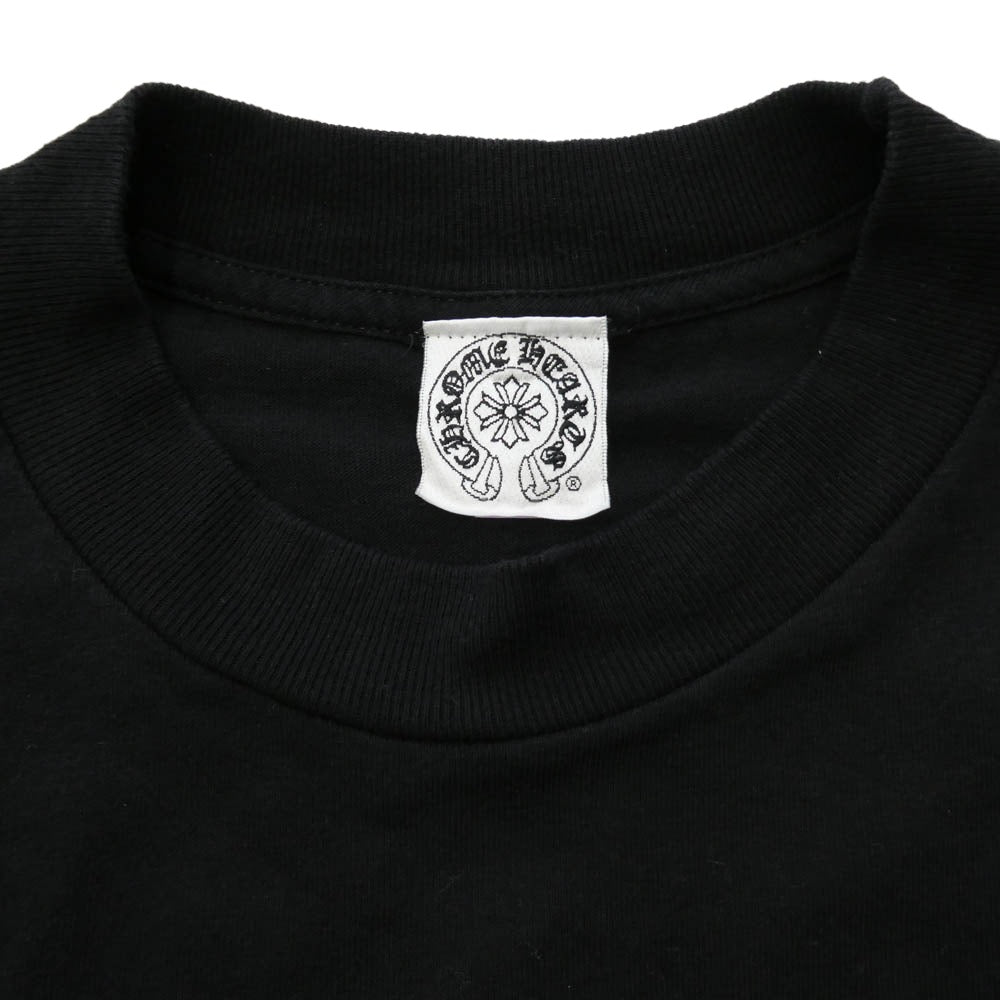 CHROME HEARTS クロムハーツ（原本無） OLD オールド ホースシュープリント セメタリーバックプリント Tシャツ ブラック系 M【中古】
