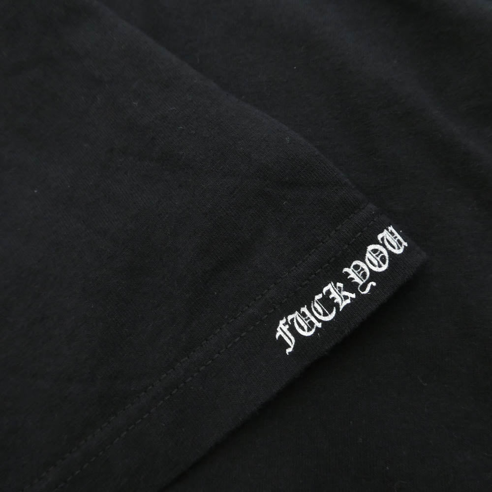 CHROME HEARTS クロムハーツ（原本無） OLD オールド ホースシュープリント セメタリーバックプリント Tシャツ ブラック系 M【中古】