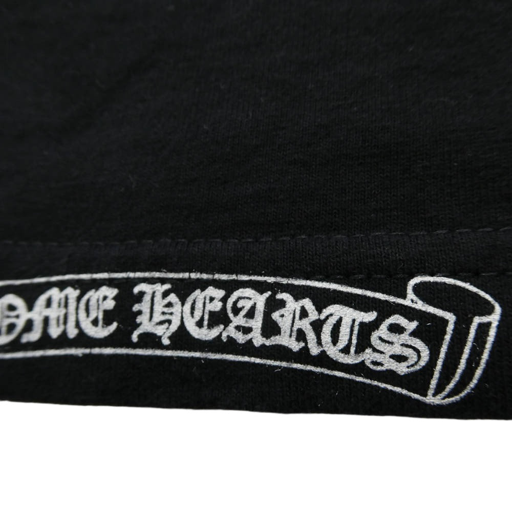 CHROME HEARTS クロムハーツ（原本無） OLD オールド ホースシュープリント セメタリーバックプリント Tシャツ ブラック系 M【中古】