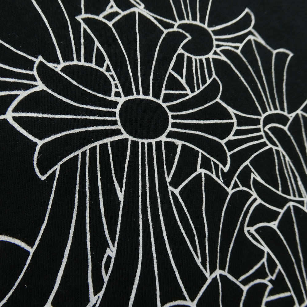 CHROME HEARTS クロムハーツ（原本無） OLD オールド ホースシュープリント セメタリーバックプリント Tシャツ ブラック系 M【中古】