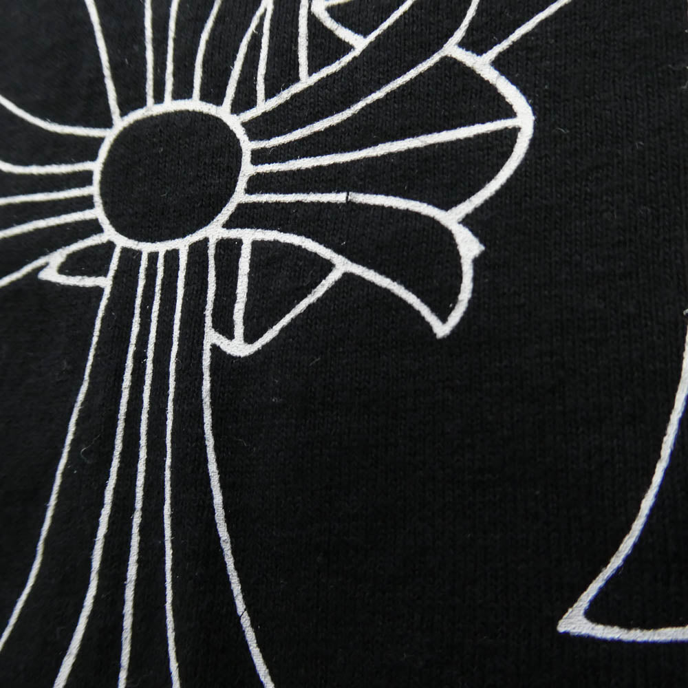 CHROME HEARTS クロムハーツ（原本無） OLD オールド ホースシュープリント セメタリーバックプリント Tシャツ ブラック系 M【中古】