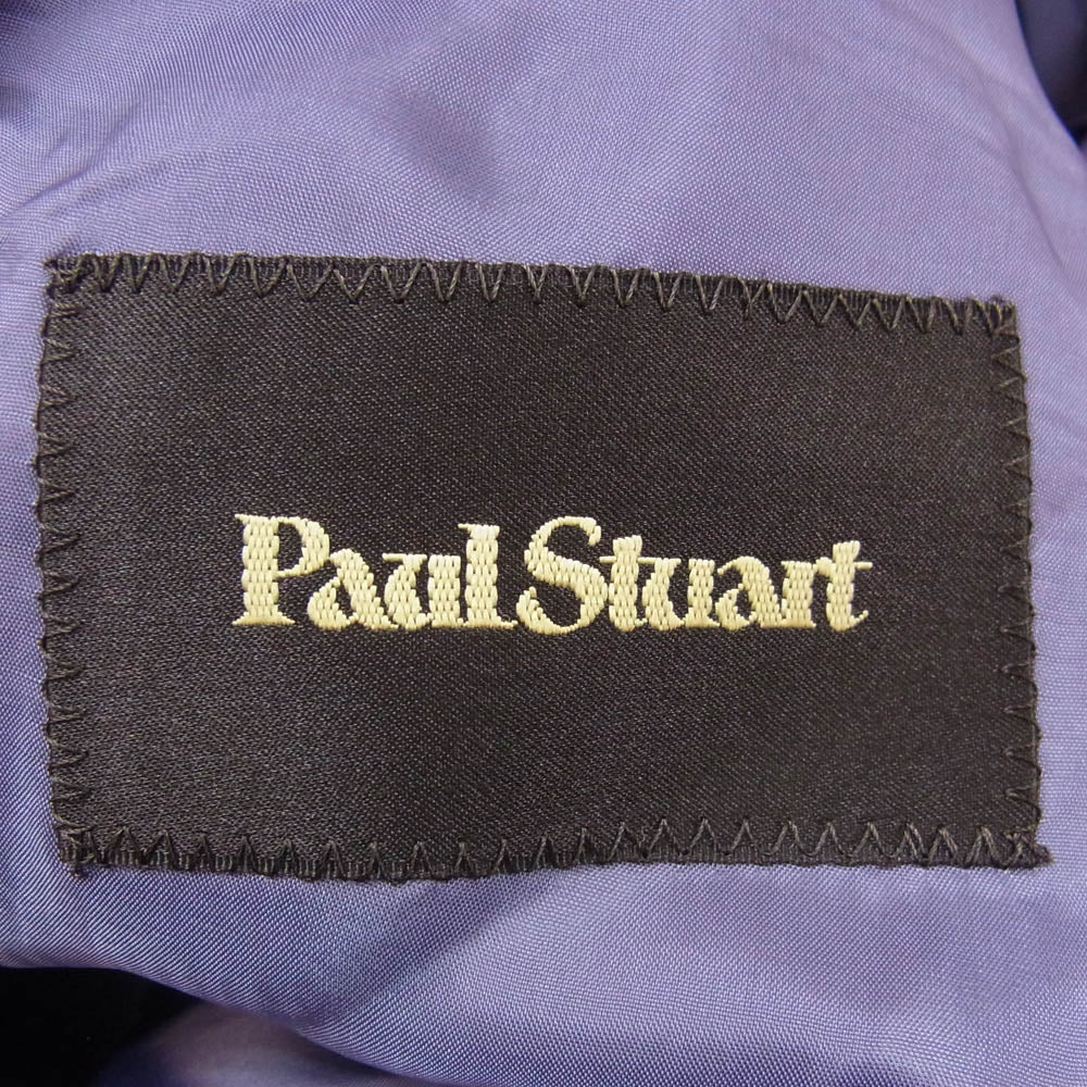PAUL STUART ポールスチュアート J1D96-372-34 リネン 2B テーラードジャケット パープル系 44【極上美品】【中古】