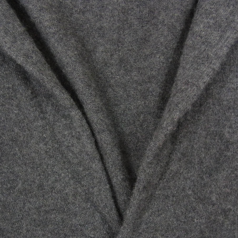 Emporio Armani エンポリオ・アルマーニ カシミア ニット テーラードジャケット カーディガン グレー系 44【美品】【中古】
