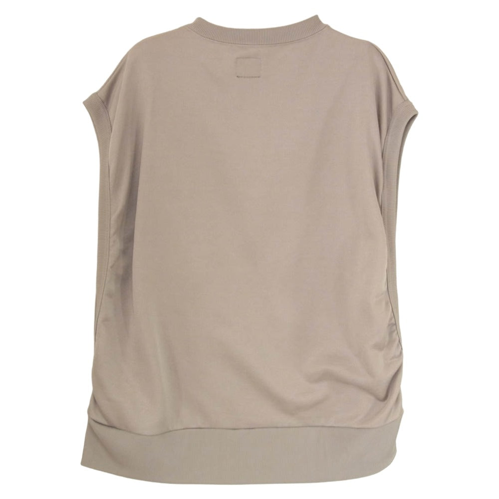 Needles ニードルス KP233 bright jersey tee ブライトジャージー ノースリーブ タンクトップ Tシャツ カーキ系 L【中古】