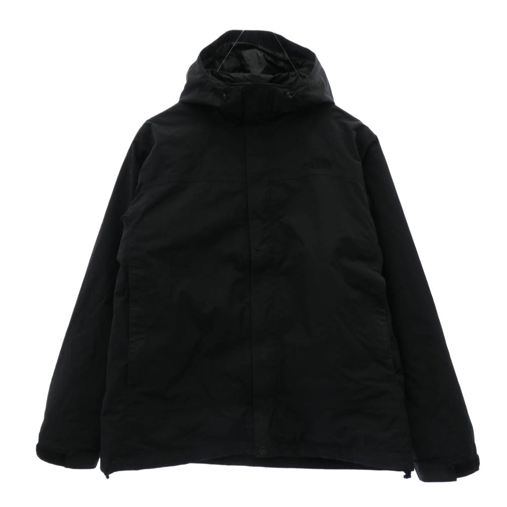 THE NORTH FACE ノースフェイス NP62035 CASSIUS TRICLIMATE JACKET カシウス トリクライメイト ジャケット マウンテンパーカー 着脱可能 インナー 中綿 ジャケット ブラック系 L【中古】