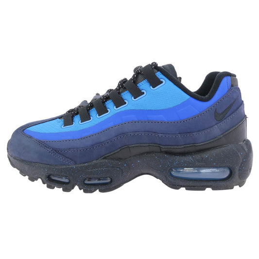 NIKE ナイキ HF5515-400 Stash Air Max 95 Black and Harbor Blue スタッシュ エアマックス95 スニーカー ブルー系 25.5cm【中古】