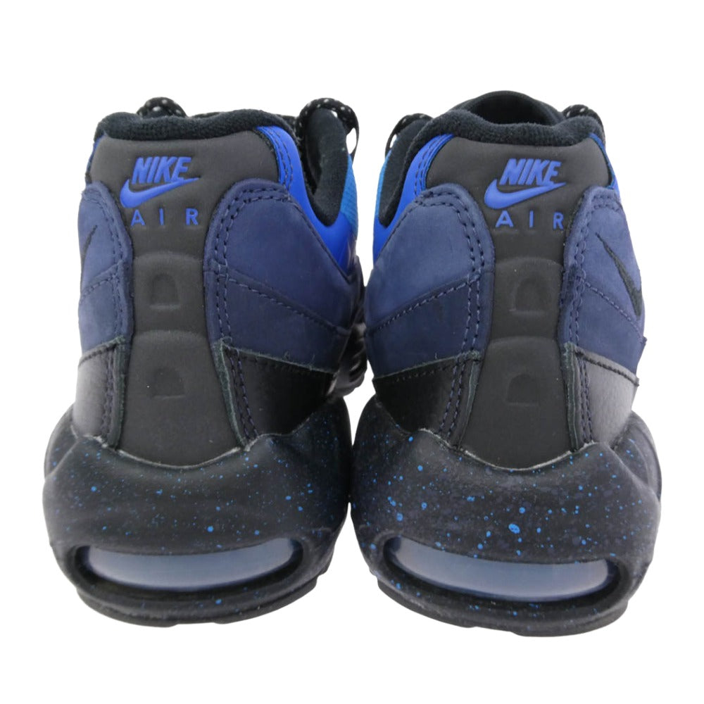 NIKE ナイキ HF5515-400 Stash Air Max 95 Black and Harbor Blue スタッシュ エアマックス95 スニーカー ブルー系 25.5cm【中古】