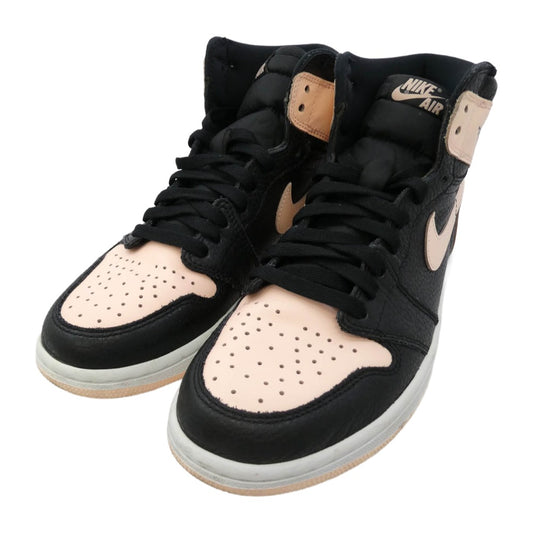 NIKE ナイキ 555088-081 Air Jordan 1 Retro High OG Crimson Tint エアジョーダン1 レトロ ハイ OG クリムゾンティント ハイカット スニーカー ブラック系 ピンク系 26cm【中古】