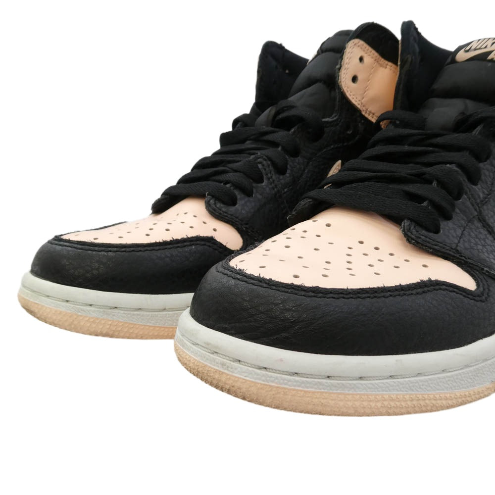 NIKE ナイキ 555088-081 Air Jordan 1 Retro High OG Crimson Tint エアジョーダン1 レトロ ハイ OG クリムゾンティント ハイカット スニーカー ブラック系 ピンク系 26cm【中古】