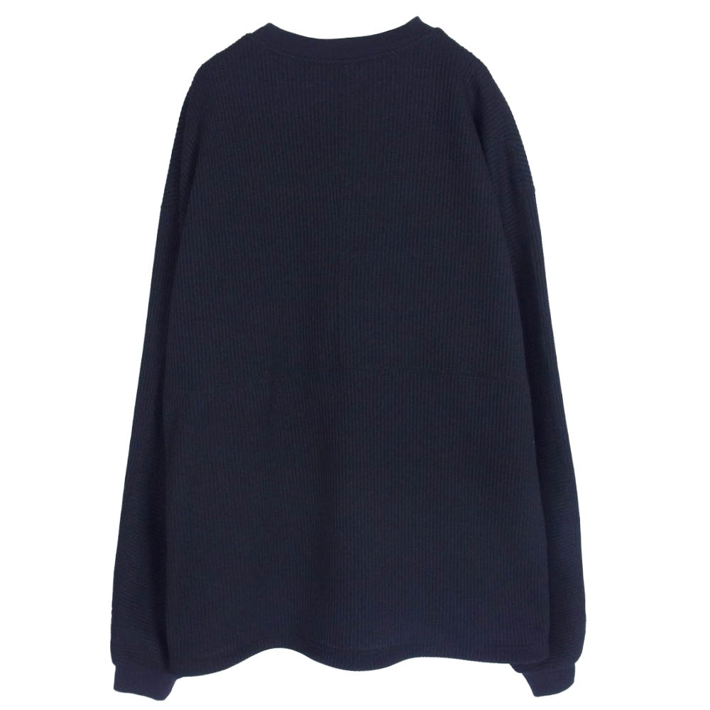 グリップスワニー 1212-225-8730 koti BEAUTY&YOUTH 別注 サーマル クルーネック カットソー Tシャツ ブラック系 L【美品】【中古】