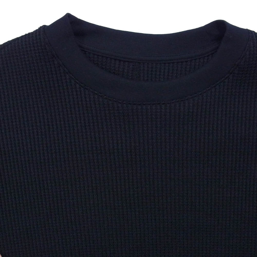 グリップスワニー 1212-225-8730 koti BEAUTY&YOUTH 別注 サーマル クルーネック カットソー Tシャツ ブラック系 L【美品】【中古】