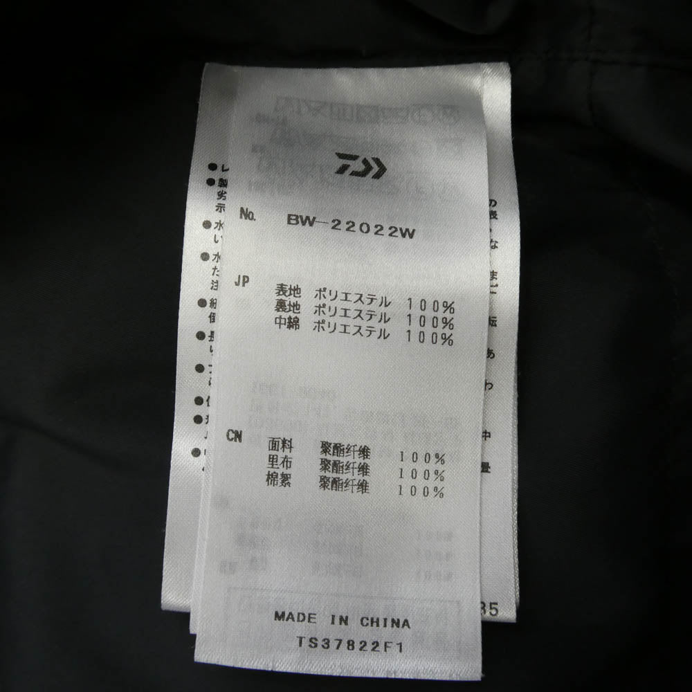 DAIWA PIER39 ダイワピア 22AW BW-22022W TECH PADDING MIL JACKET テックパディングミルジャケット 中綿ジャケット ブラック系 L【中古】