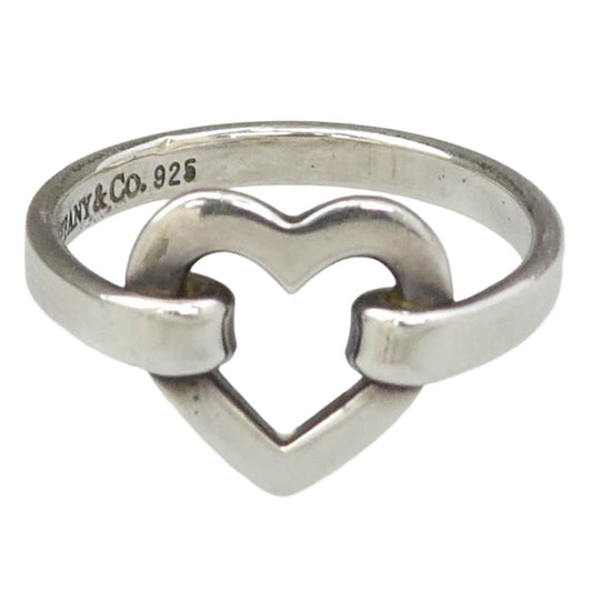 TIFFANY&Co. ティファニー オールド オープンハート リング シルバー系 9号【中古】