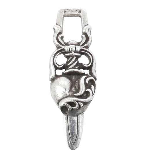 CHROME HEARTS クロムハーツ（原本無） DAGGER HEART ダガー ハート ペンダントトップ シルバー系【中古】