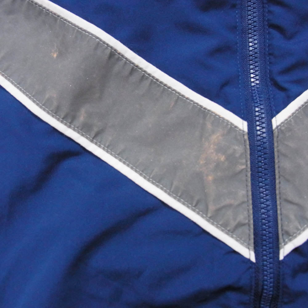 米軍 BISM製 USAF Training Jacket 米空軍 トレーニング ナイロン ジャケット ネイビー系 L【中古】